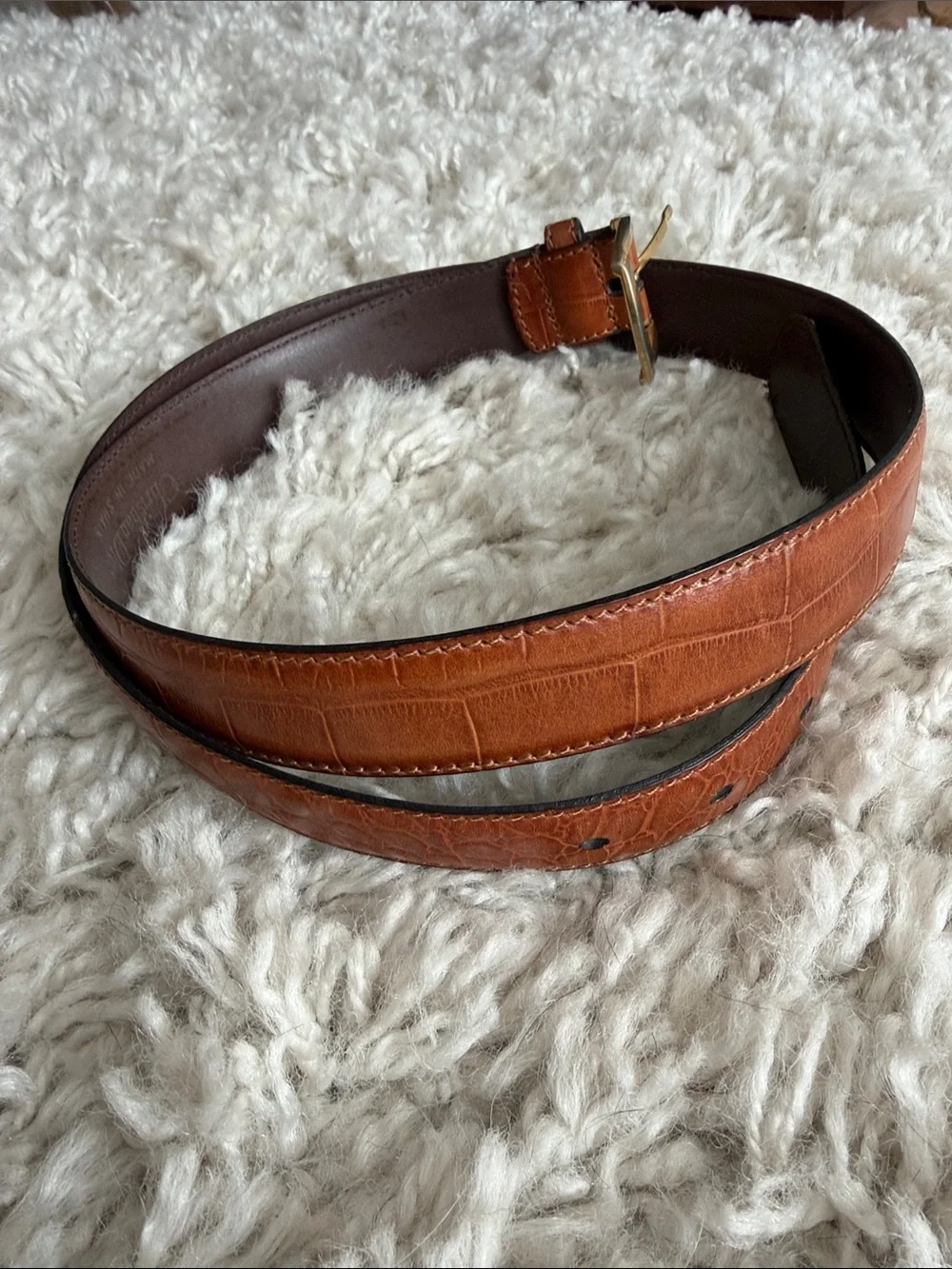 ✨Christian Dior Brown Leather Belt